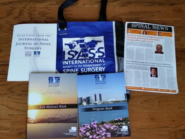 ISASS 15 conference bag, program, abstract book...