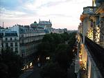 View from our Paris hotel room...up the street